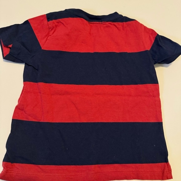 Ralph Lauren Blue and Red Striped 18m Boys Shirt - Picture 2 of 4